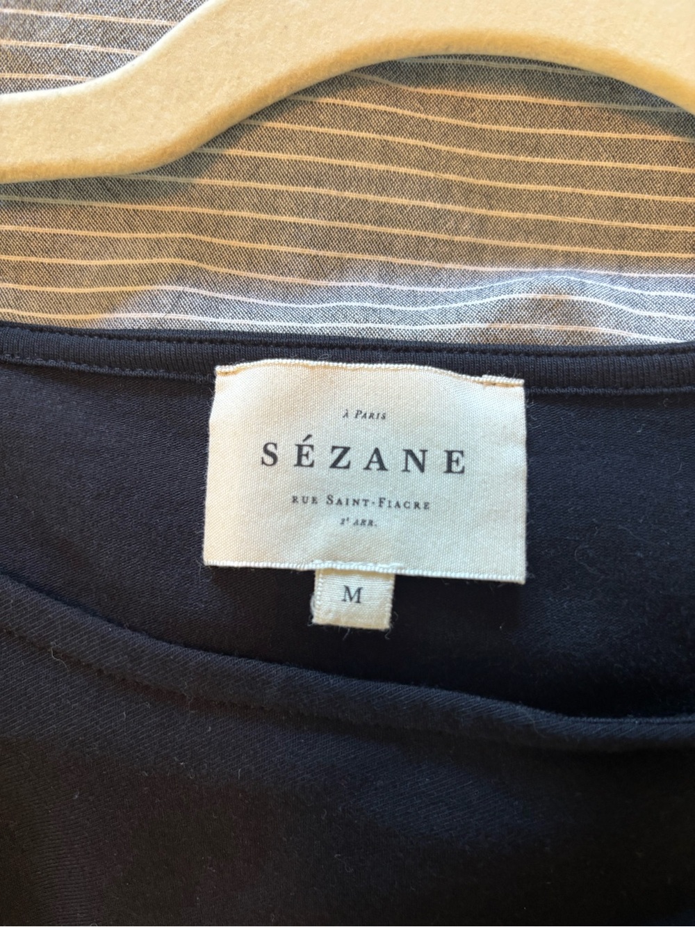 NWOT Sezane Pippa Short Dress Black - Size M - Picture 4 of 6